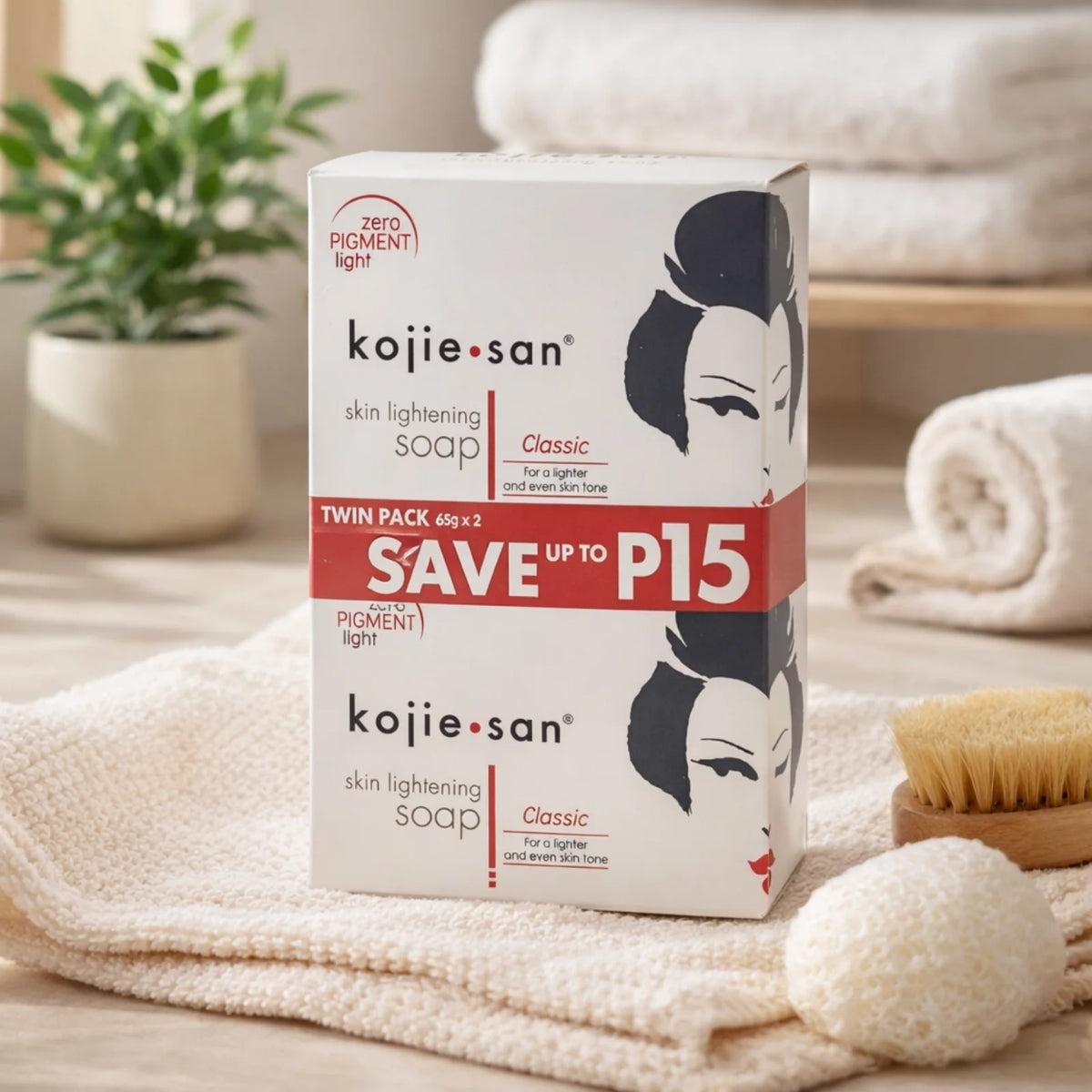 TAF - Kojie San Skin Brightening Soap Set of 2 Bars (65g)
