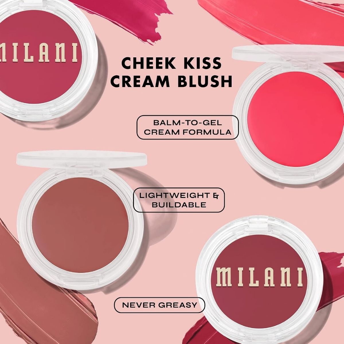 TAF - Milani Cheek Kiss Cream Blush - 120 Coral Crush