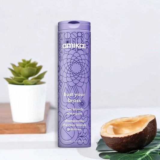 FG - Amika Bust Your Brass Cool Blonde Strength Repair Shampoo