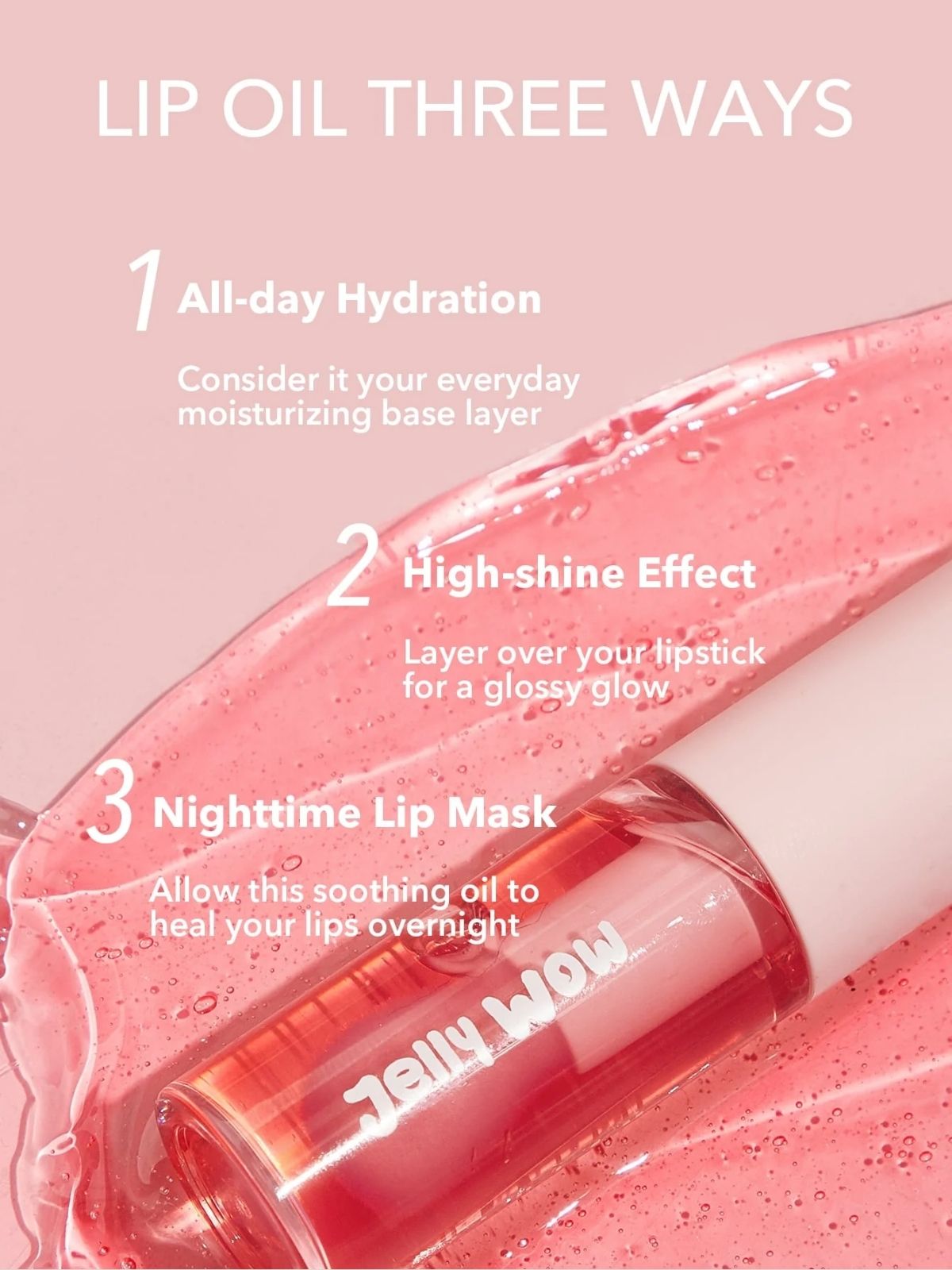 TAF - SHEGLAM Jelly Wow Hydrating Lip Oil