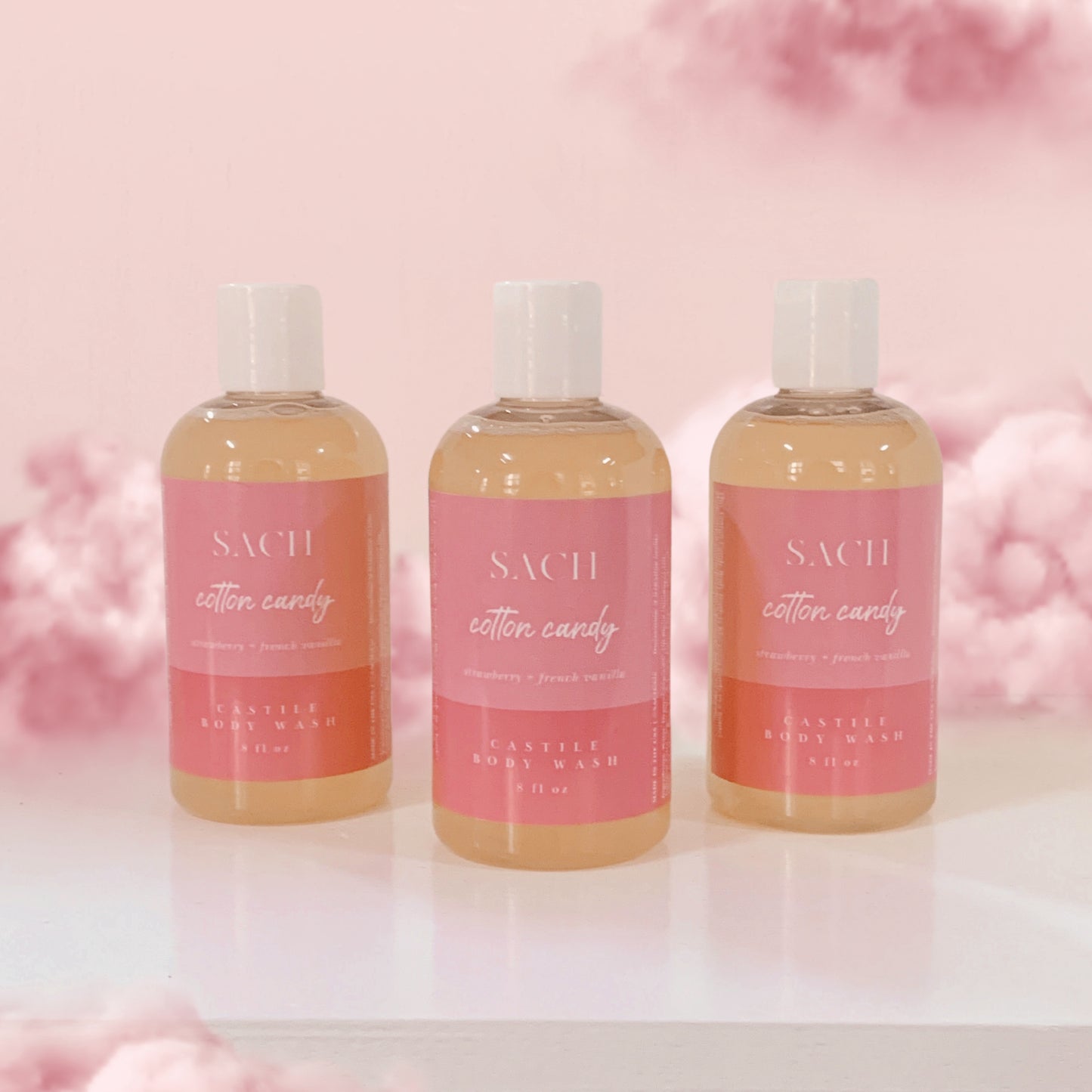 SACH Cotton Candy Castile Body Wash