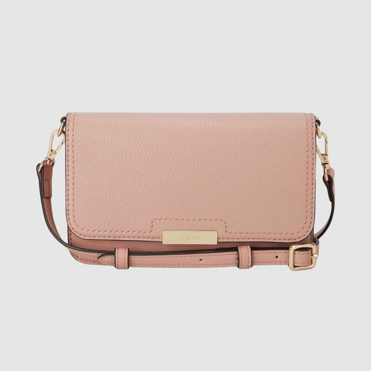 CUR 189 - Nine West Pink Lawson SLG Flap Wallet Bag