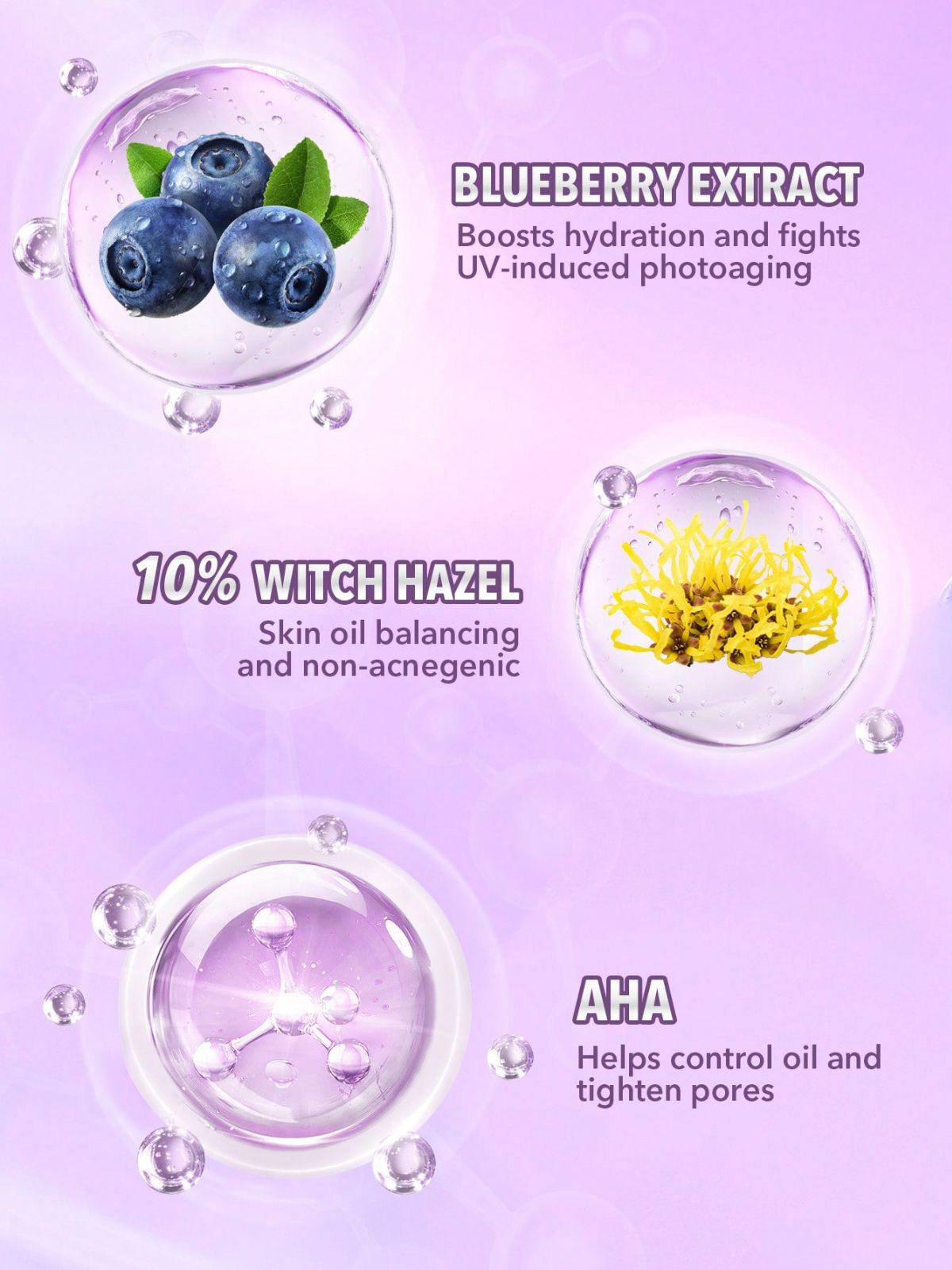 TAF - SHEGLAM Good Grip Hydrating Primer Blueberry + AHA